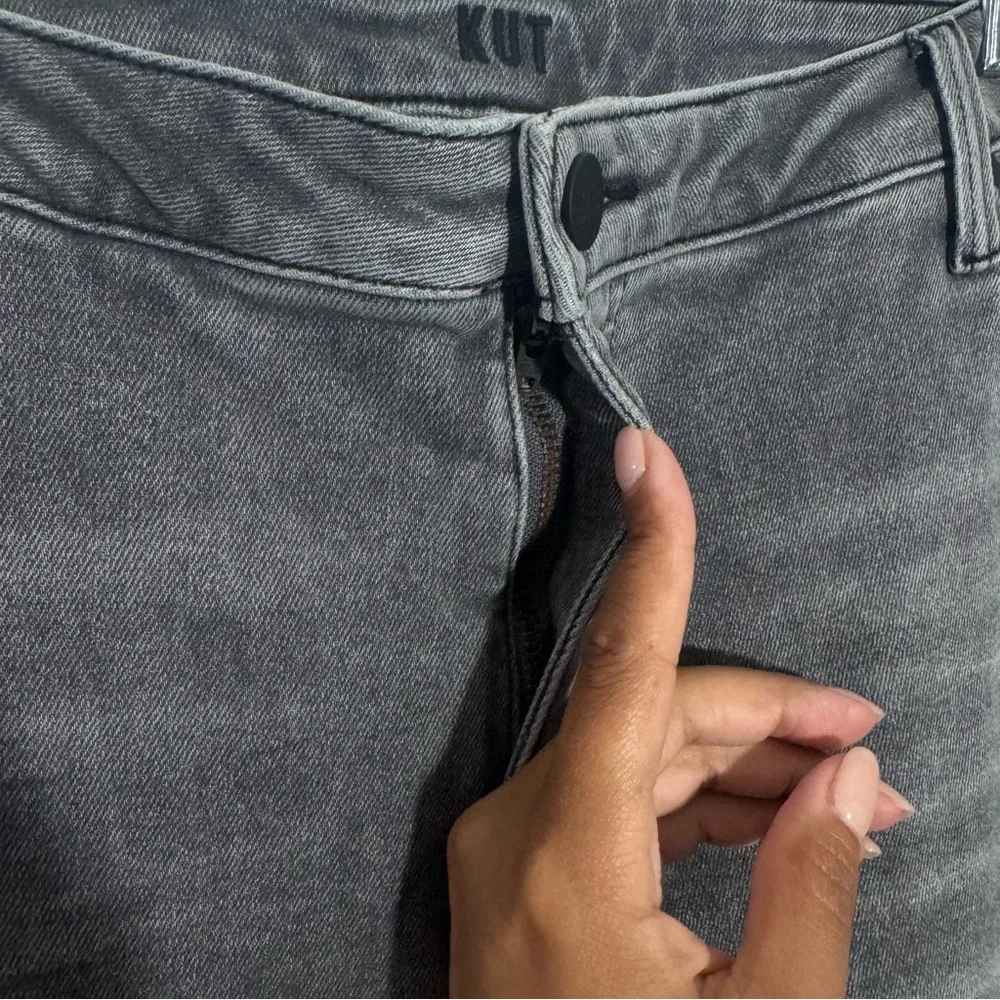 NWT Stitch Fix Kut From The Kloth High Rise Fab Ab‎ Ankle Skinny Gray Size 24W